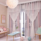 Nordic Simple Hollow Star Princess Wind Bedroom Curtains