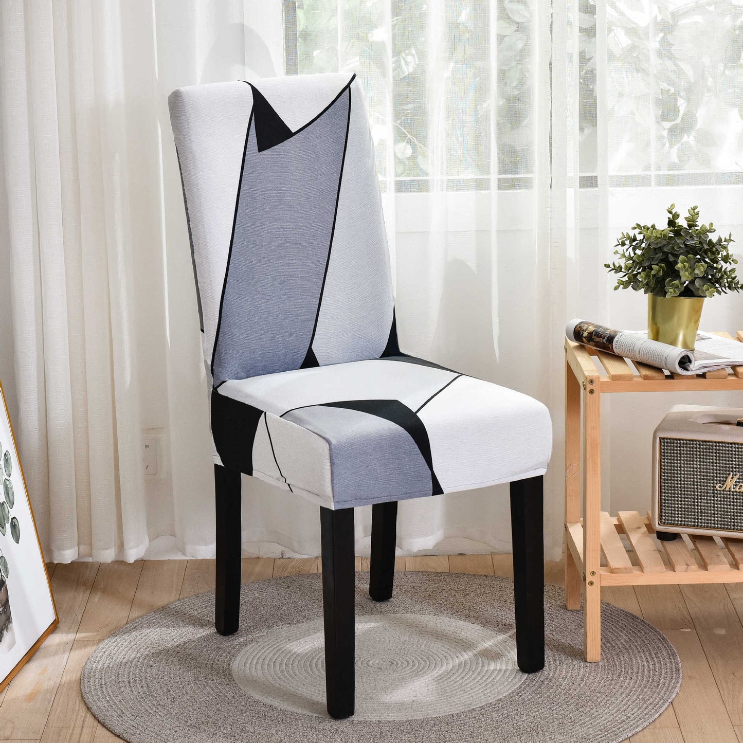 Dining Room Dirty Waterproof Chair Cover