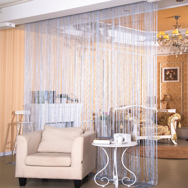 Silver Thread Door & Window Curtain Partition