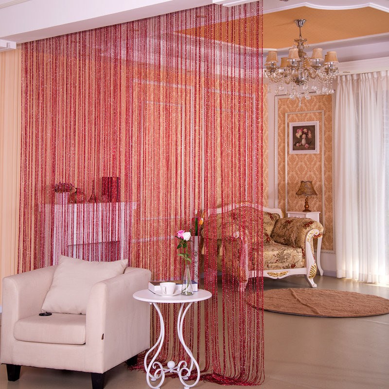 Silver Thread Door & Window Curtain Partition