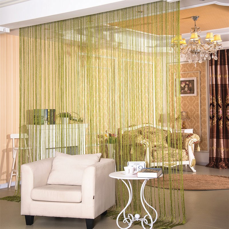 Silver Thread Door & Window Curtain Partition