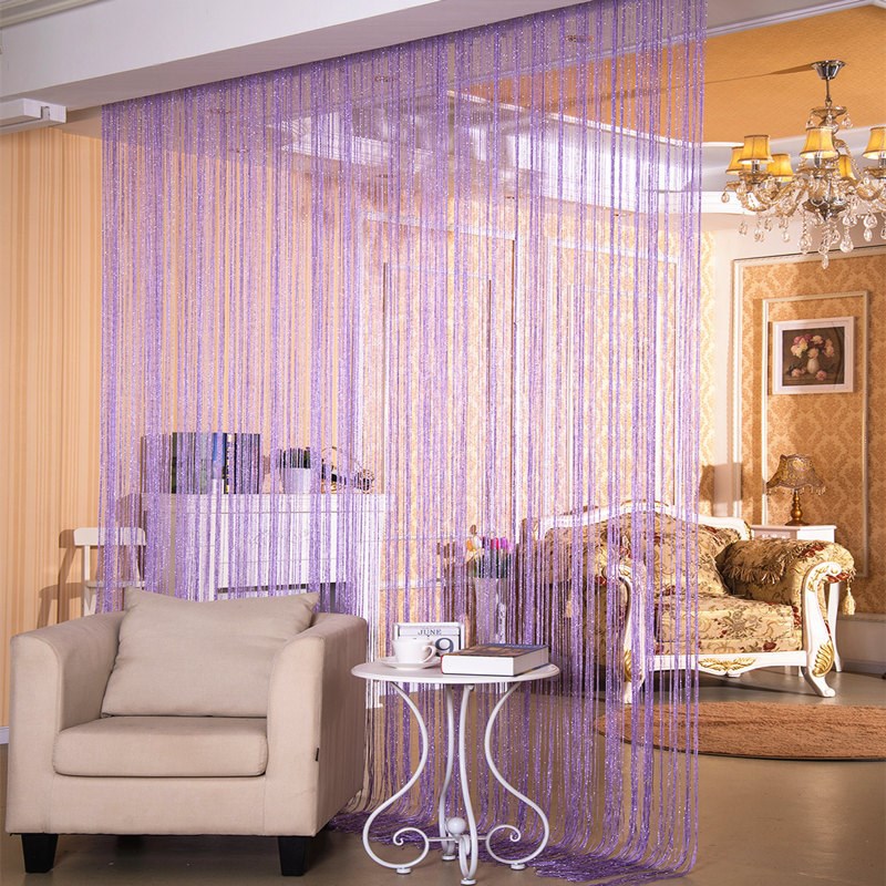 Silver Thread Door & Window Curtain Partition