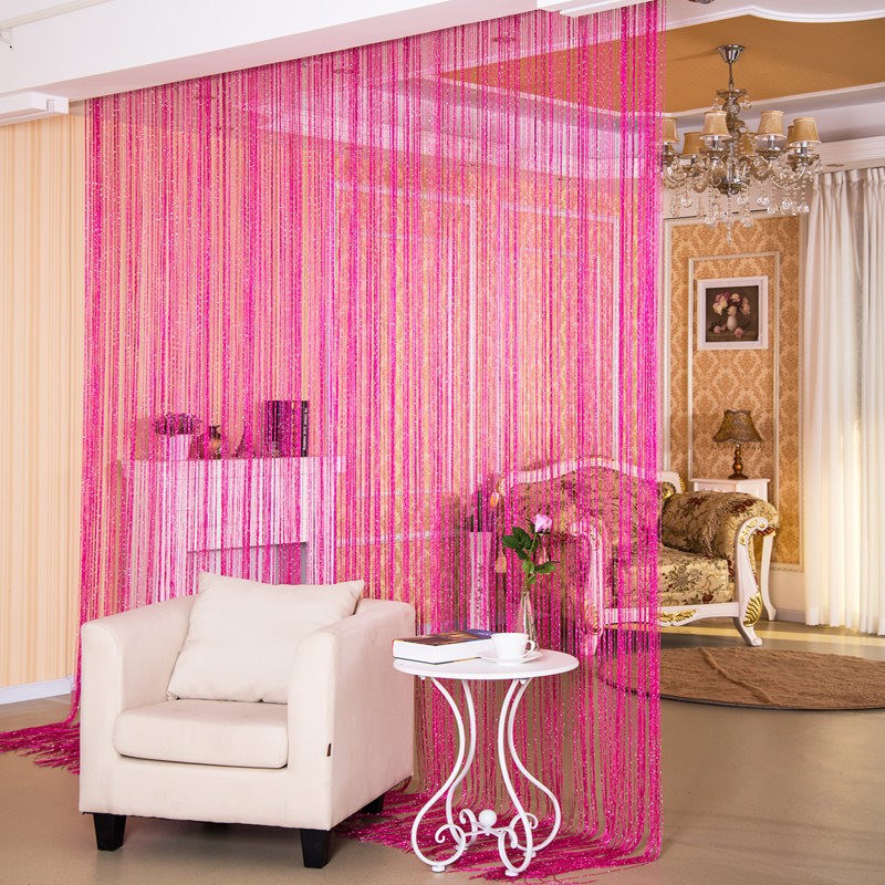 Silver Thread Door & Window Curtain Partition