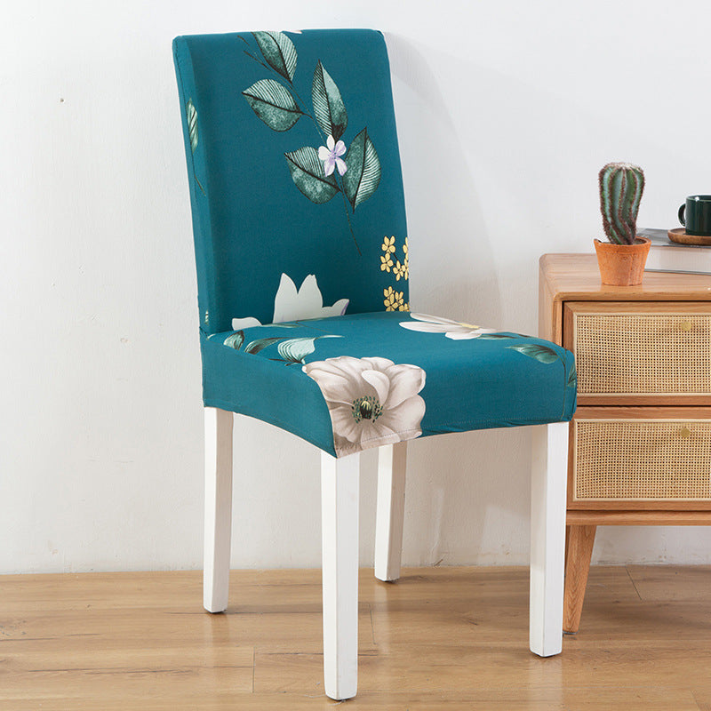 Elastic Printed Chair Cover,Protective Cushion for Hotel & Home