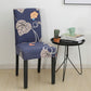 Elastic Printed Chair Cover,Protective Cushion for Hotel & Home