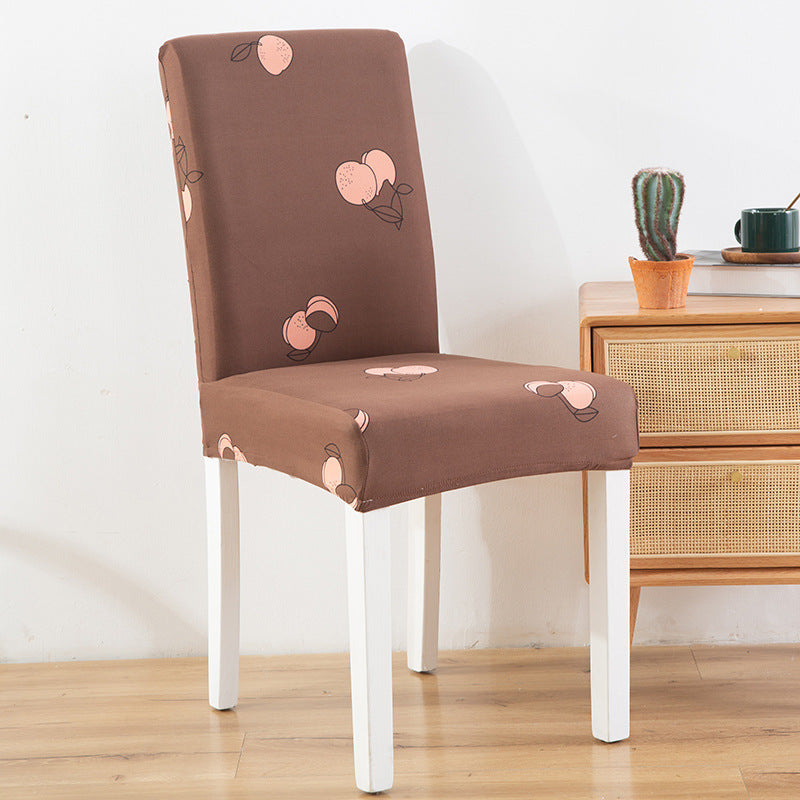 Elastic Printed Chair Cover,Protective Cushion for Hotel & Home