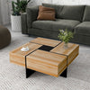 Coffee Table with 4 Hidden Compartments