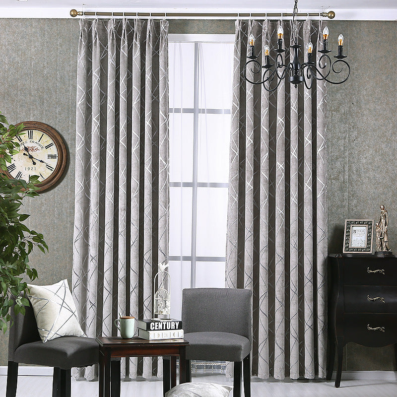 Modern Luxury Blackout Chenille Curtains