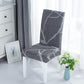 Printed dining chair cover