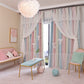 Nordic Simple Hollow Star Princess Wind Bedroom Curtains