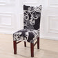 Printed dining chair cover