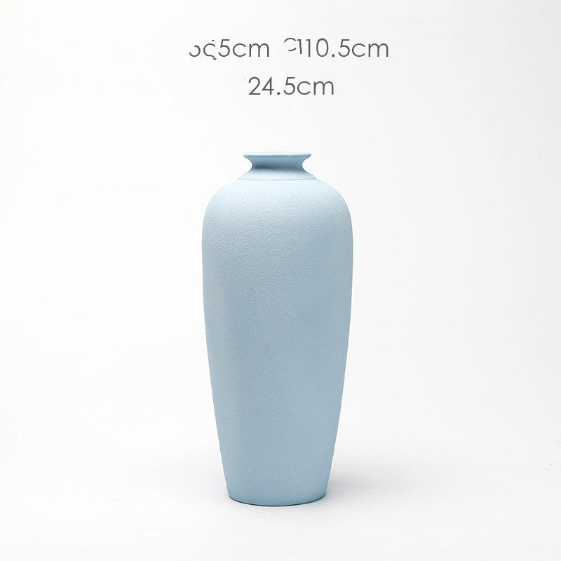 Ceramic Vase Creative Living Room Dried Flowers