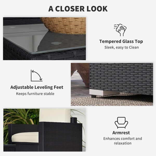 Pieces  Patio Furniture Set