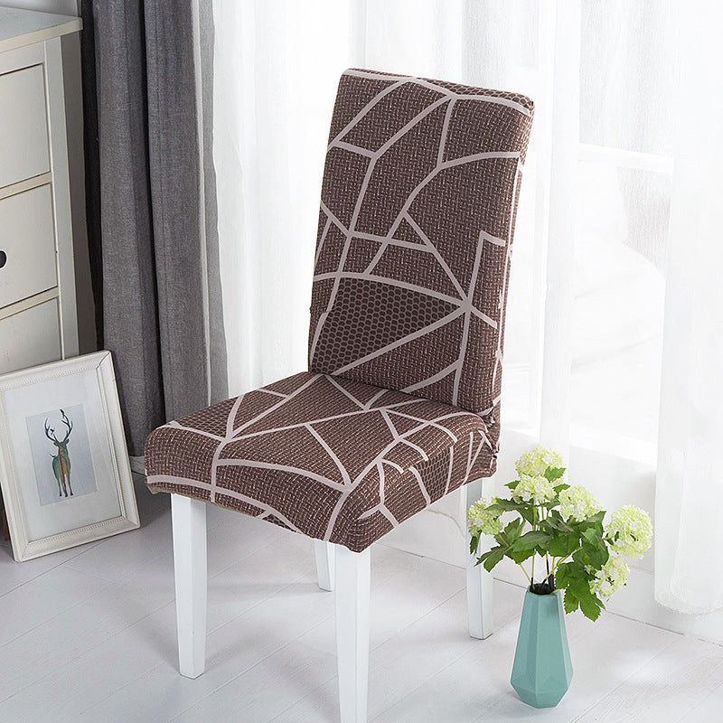 Elastic Printed Chair Cover,Protective Cushion for Hotel & Home