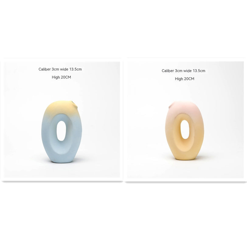 Ceramic Vase Creative Living Room Dried Flowers