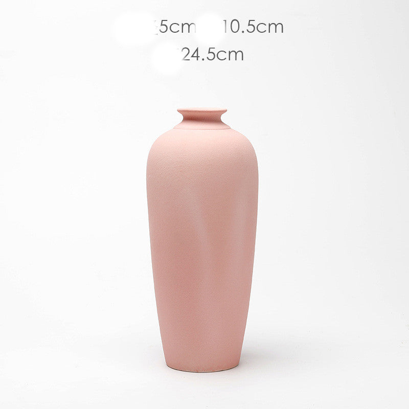 Ceramic Vase Creative Living Room Dried Flowers