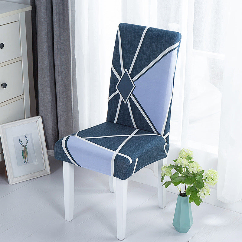 Elastic Printed Chair Cover,Protective Cushion for Hotel & Home