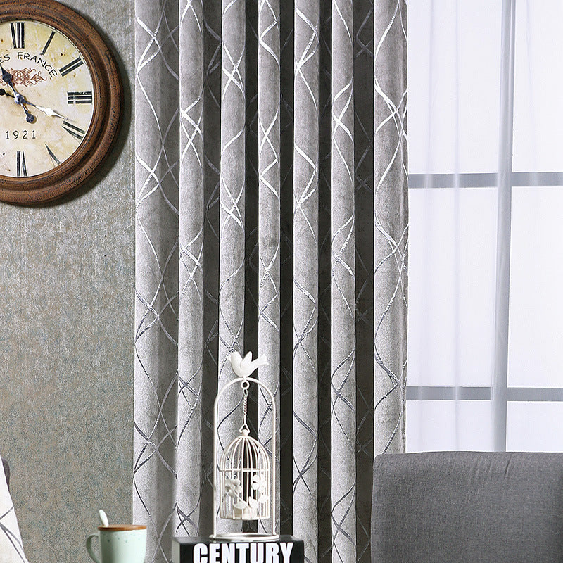 Modern Luxury Blackout Chenille Curtains