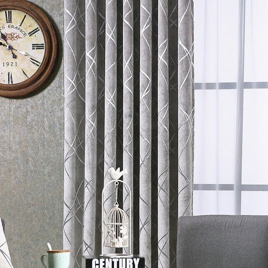 Modern Luxury Blackout Chenille Curtains