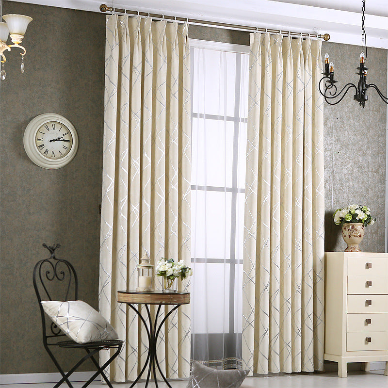 Modern Luxury Blackout Chenille Curtains