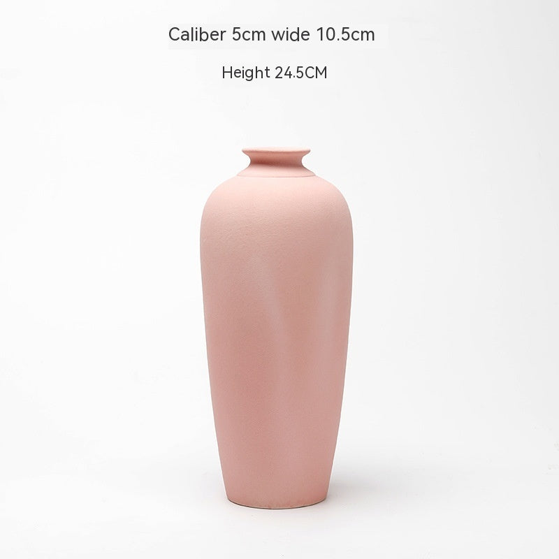 Ceramic Vase Creative Living Room Dried Flowers