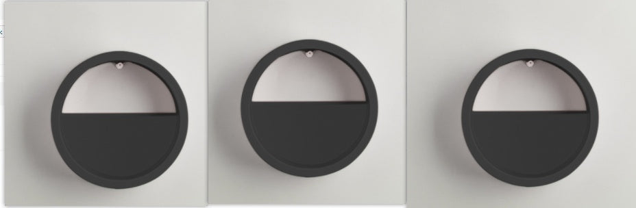 Round Iron Wall Vase Hanging Basket for Succulent Plants