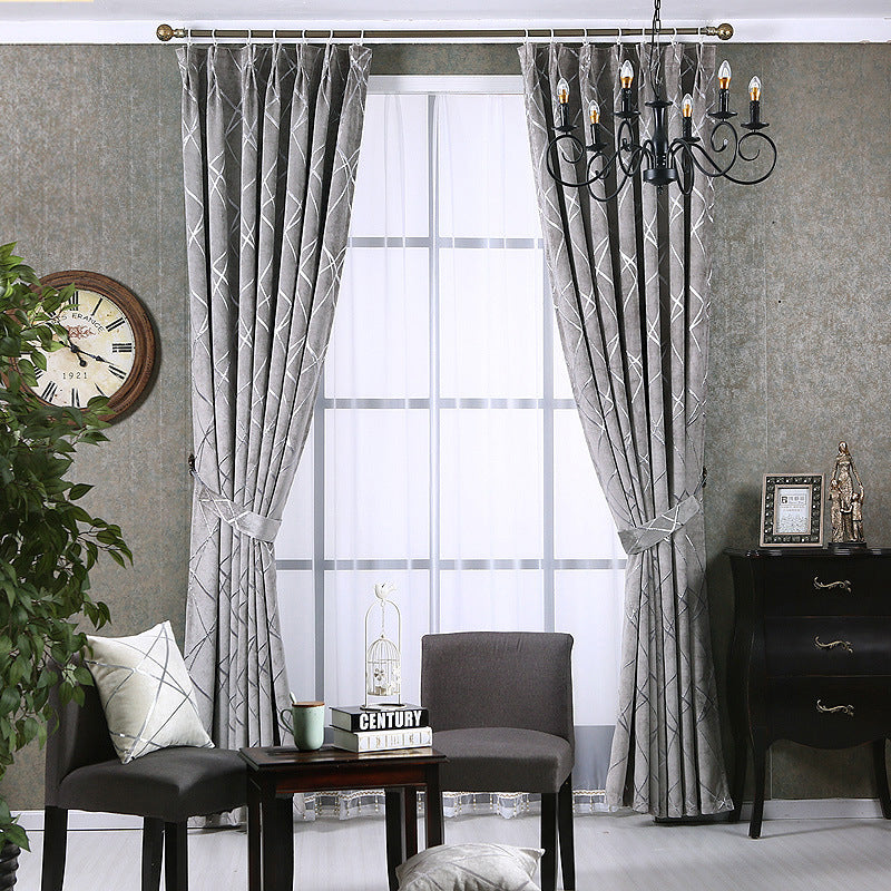 Modern Luxury Blackout Chenille Curtains