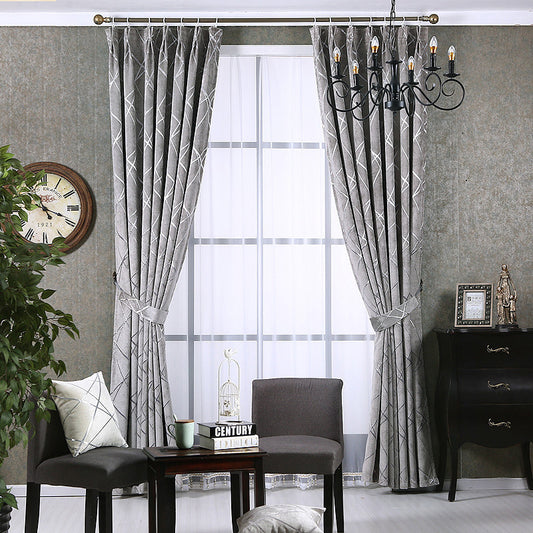 Modern Luxury Blackout Chenille Curtains
